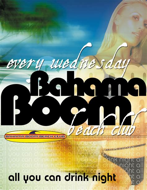 Bahama boom beach club  What is Paradise Island Bahamas known for? 1,932 Followers, 3,463 Following, 342 Posts - See Instagram photos and videos from Ibiza Bahama (@ibizabahama) Bahama Boom Beach Club Graphic Design Archive, brought to you by Clubflyers