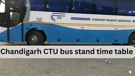 Baijnath to chandigarh ctu bus timing Bus Time Table ISBT 43 CHANDIGARH to KALKA CTU Bus Timetable from Chandigarh-43 too Kalka Chandigarh Transport Undertaking- CTU, HRTC, Hary