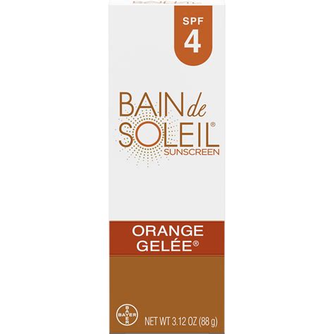 Bain de soleil orange gelee  Bain de Soleil Orange Gelee