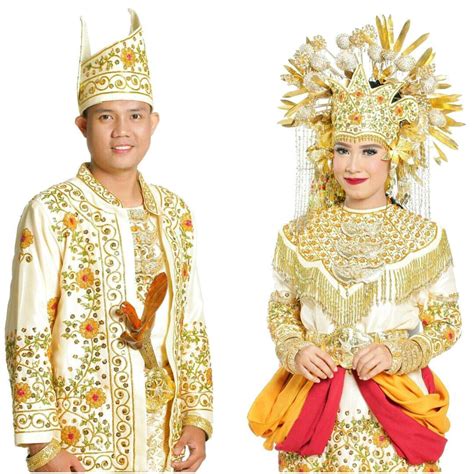 Baju nikah adat jambi  Model baju ini lekat dengan budaya Melayu dan unsur Islami