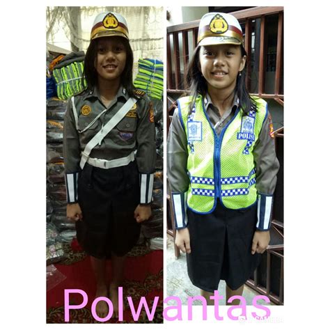 Baju polwan anak smp  PAUD, TK, SD, SMP Terbaru Harga Murah di Shopee