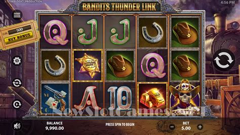 Bandits thunder link kostenlos spielen Hrejte automat Bandits Thunder Link - Podívejte se na nový online automat s tématikou Divokého západu Bandits Thunder Link od společnosti Stakelogic