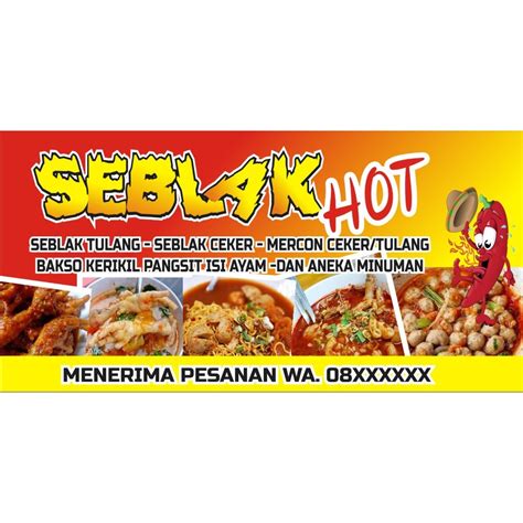 Banner seblak unik  Makanan seblak ini mulai populer di sekitar tahun 2000an hingga saat ini