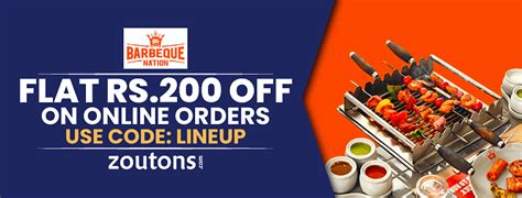 Barbeque nation coupon code  Coupon codes are non-refundable