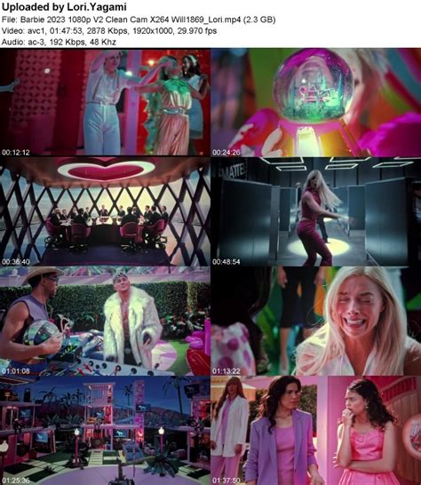 Barbie 2023 1080p v2 clean cam x264 will1869 Chapter