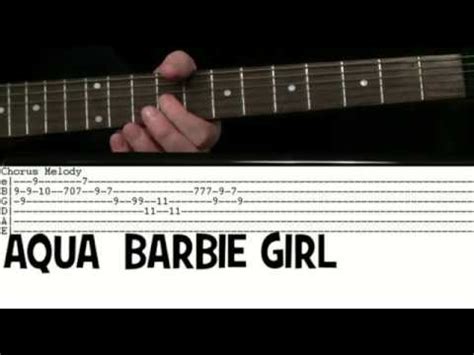 Barbie girl metal version guitar tab  You can brush my hair, undress me everywhere