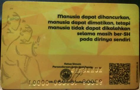 Barcode kta psht  Minimal perlu waktu dua tahun untuk menguasai sejumlah jurus