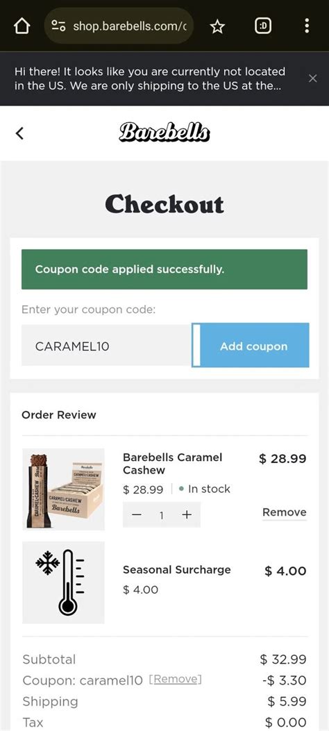 Barebells coupon code 99