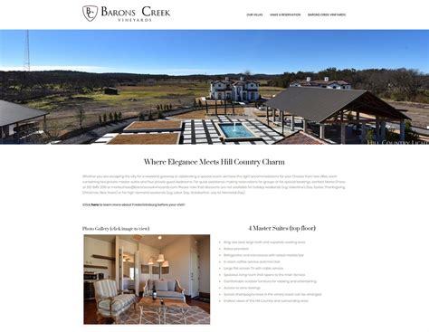 Barons creek villas Barons Creek Vineyards: Barons Creek Vineyards - See 150 traveler reviews, 74 candid photos, and great deals for Fredericksburg, TX, at Tripadvisor