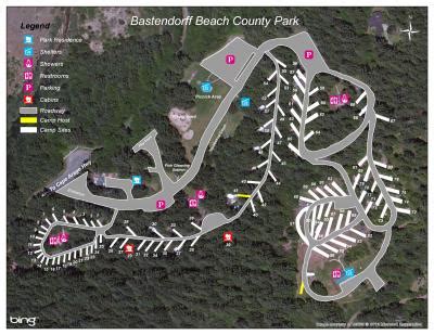 Bastendorff beach campground map  CONTACT