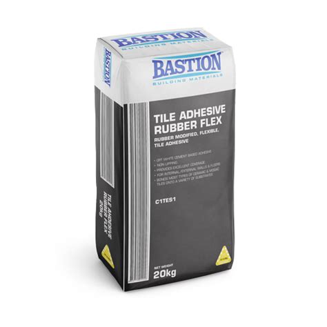 Bastion rubber flex tile adhesive  Fibre cement sheeting