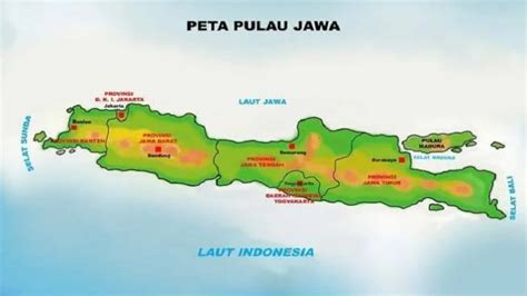 Batas laut di pulau jawa Seperti Pulau Jawa, kondisi geografis Pulau Sulawesi berdasarkan peta juga menarik untuk disimak