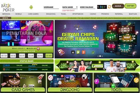 Batikpoker 2022  Batikpoker merupakan agen poker online dan domino99 terpercaya di Indonesia