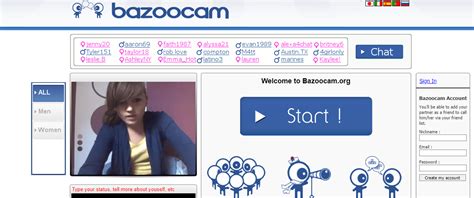 Bazoocam.oth <cite>org es un sitio de video chat que te empareja con un completo extraño con el que chatear</cite>