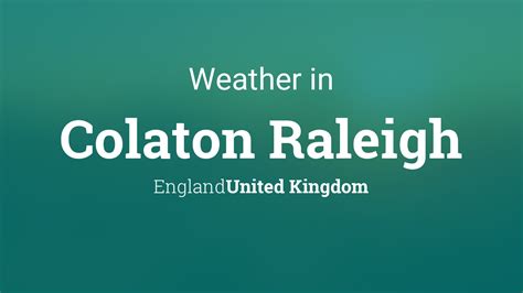 Bbc weather colaton raleigh  Sun 12th