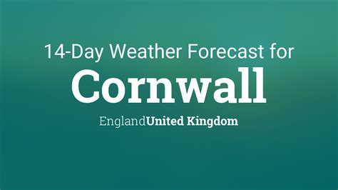 Bbc weather cornwall 14 days  BBC Weather in association with MeteoGroup, external