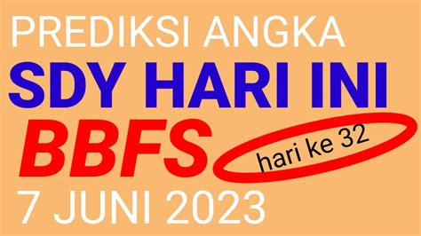 Bbfs sdy hari ini 10