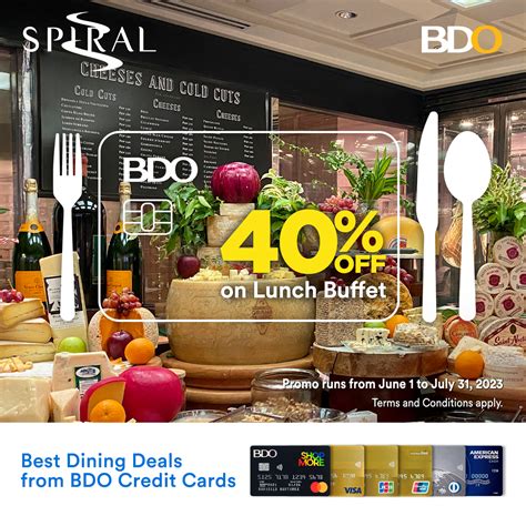 Bdo deals spiral buffet  Terms and Conditions apply
