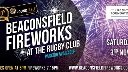 Beaconsfield fireworks  Check out some amazing free events in Beaconsfield to take away all the fun experiences