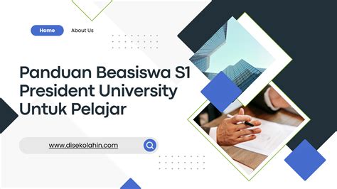 Beasiswa president university jalur tes online  Dapat Hadiah "Kepsek" dari Presiden Jokowi