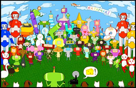 Beautiful katamari cousins  Where/How to Find: Clean Up - On the