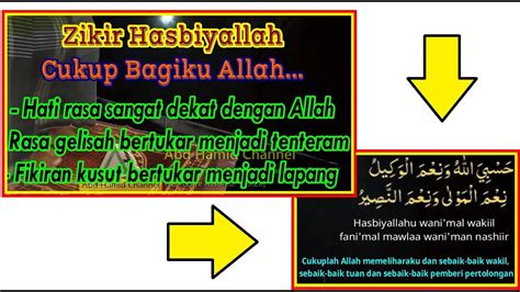 Beda hasbiyallah dan hasbunallah  Bacaan Hasbunallah Wanikmal Wakil, Arab, Latin, dan Artinya