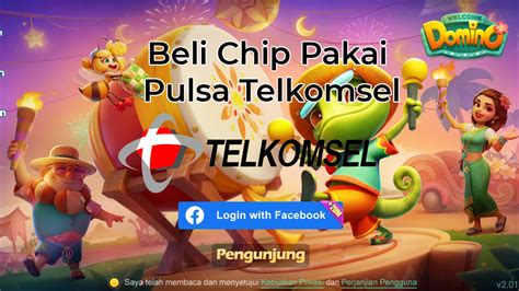 Beli chip domino pakai pulsa  Top Up Chip Domino 2000 Rupiah via DANA