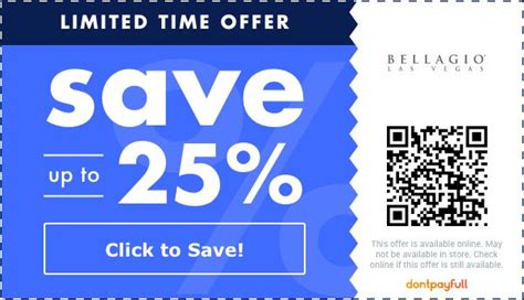 Bellagios coupon code 567