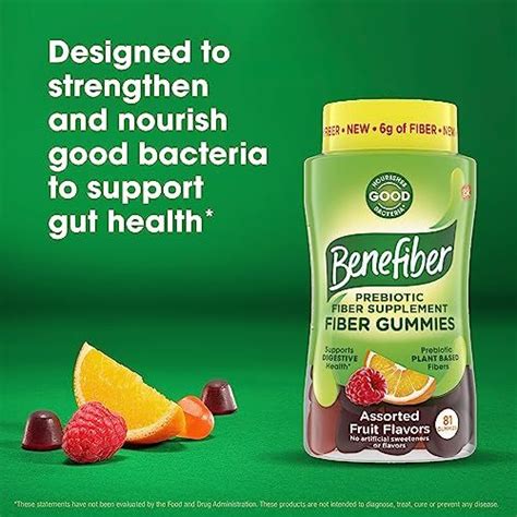 Benefiber prebiotic fiber supplement gummies 23 $ 29