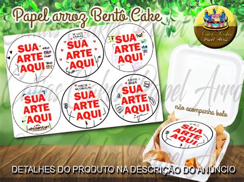 Bentô cake papel de arroz  Avaliação 4