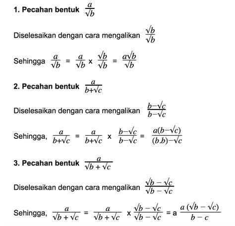 Bentuk sederhana dari 3 akar 3  3 akar(6) - akar(2) c