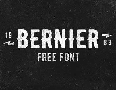 Bernier distressed font BERNIER™ DISTRESSED Regular: 字体家族： BERNIER™ DISTRESSED: 字体风格： Regular: 字体版本： Version 1