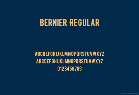 Bernierregular font  Browse over 150,135 fonts to download and use in design projects of all kinds for web and print