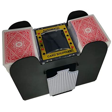 Best card shuffler  Another great option is the Trademark Poker 2-Deck Automatic Card Shuffler