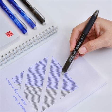 8 Pieces Heat Erasable Pens For Fabric With 52 Refills Fabric