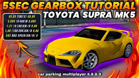 Best gearbox for supra in car parking multiplayer 2023 