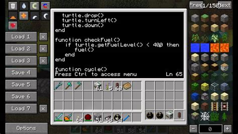 Best mining turtle program getFuelLevel() <= 5 --or any number, depending on how frequently you check, and how much the turtle moves