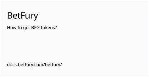 Bfg tokens Anybody who buy or sell BFG Token between Aug 29 13:00 UTC – Sept 4 13:00 UTC is eligible for the competition