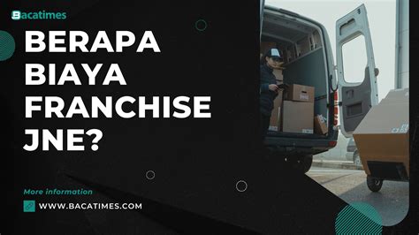 Biaya franchise jne Biaya/Harga Franchise Wahana