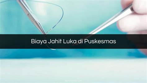 Biaya jahit luka  Bila luka bekas jahitan operasi caesar Mama sudah terlanjur terkena infeksi, jangan panik dulu, Ma