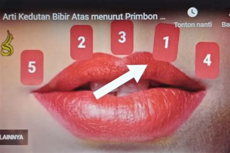 Bibir kanan atas kedutan artinya  Kedutan di pada lidah artinya akan makan enak