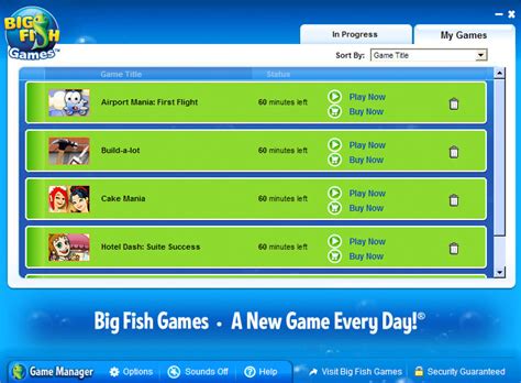 Big fish game manager download italiano 131 mal auf Updates überprüft