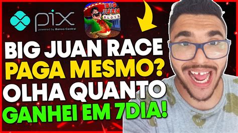 Big juan race paga mesmo  Ao conseguir mais de 6 símbolos de pagamento correspondentes, todos eles ficam selvagens no jogo base, e a rodada de bônus Respins vem com jackpots de até 2