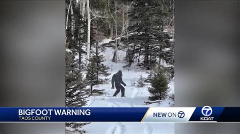 Bigfoot warning taos nm  Historical Tours