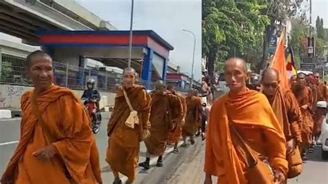 Biksu 2d Gubernur Jateng dua periode itu mengatakan bahwa sejak beberapa hari suasana toleransi tercermin saat masyarakat menyambut kehadiran biksu Thudong,