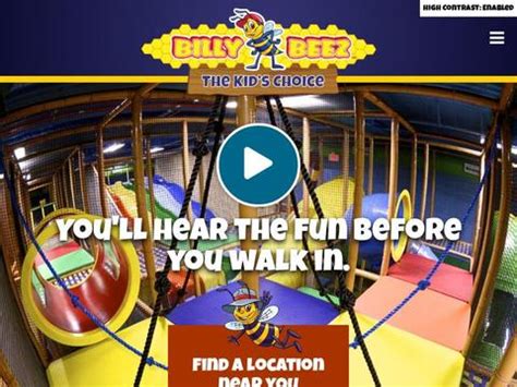 Billy beez coupons  Large arcade area, above ground obstacle course, soft play jungle gym and climbing walls! read more