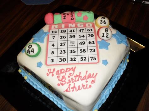 Bingo cake  Orders typically arrive in 3 to 5 business days, please keep in mind once