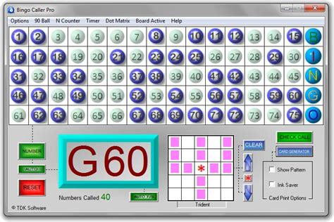Bingo caller generator 1 90 Bingo Caller provides a bingo number generator for you to host your next bingo night