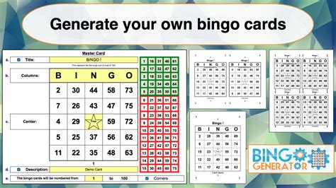 Bingo card generator 1-90 excel  For the five columns B, I, N, G, and O, this calculator picks numbers at random from these number ranges: B - number range 1-15, pick 5 numbers