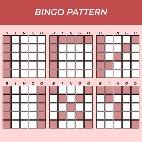 Bingo patterns to play  3